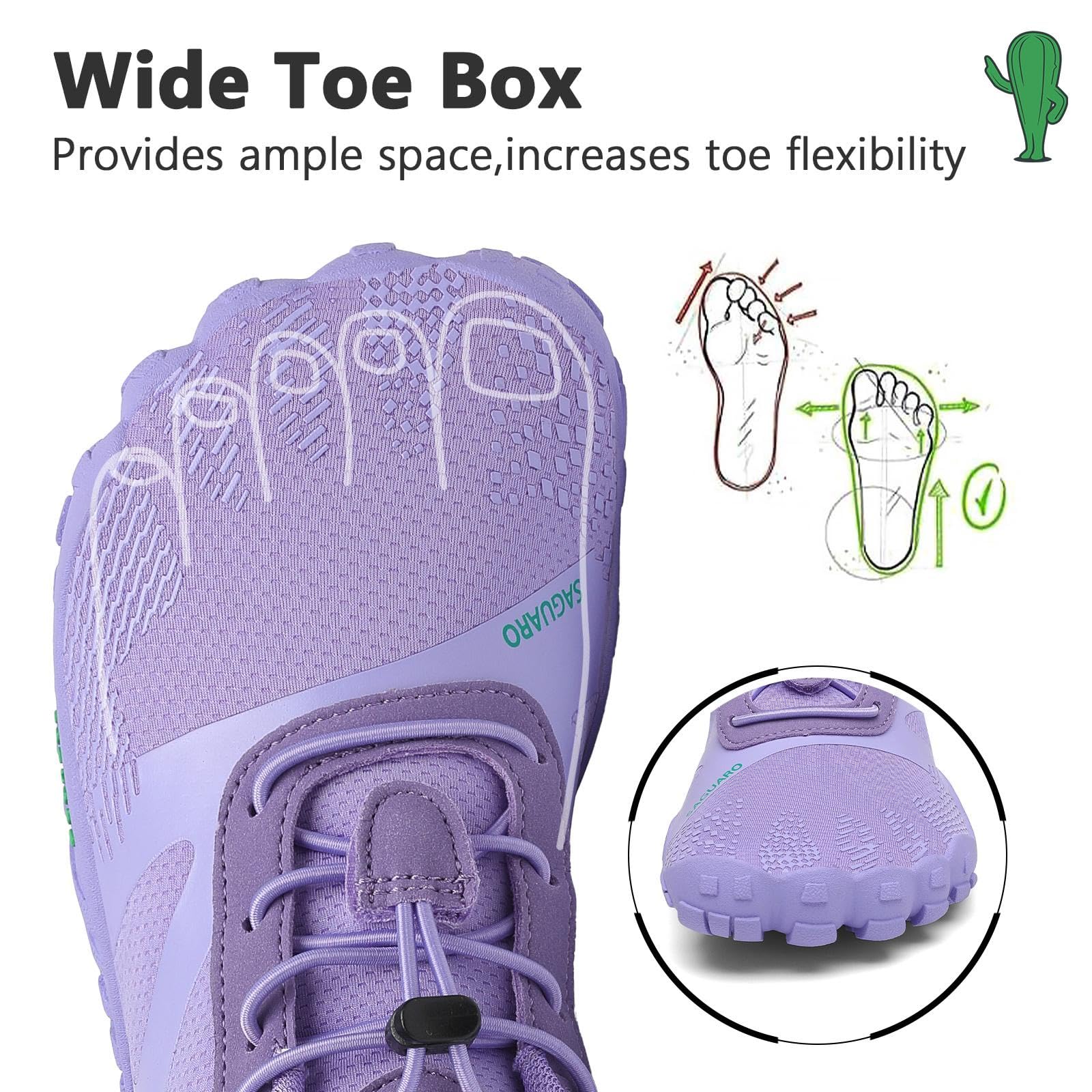 SAGUARO - Zapatillas Barefoot Unisex