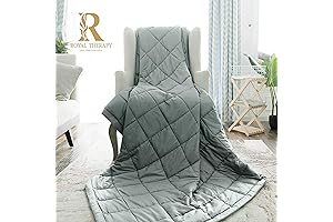 Royal Therapy Weighted Blanket - 100-Pound Cotton Weighted Blanket