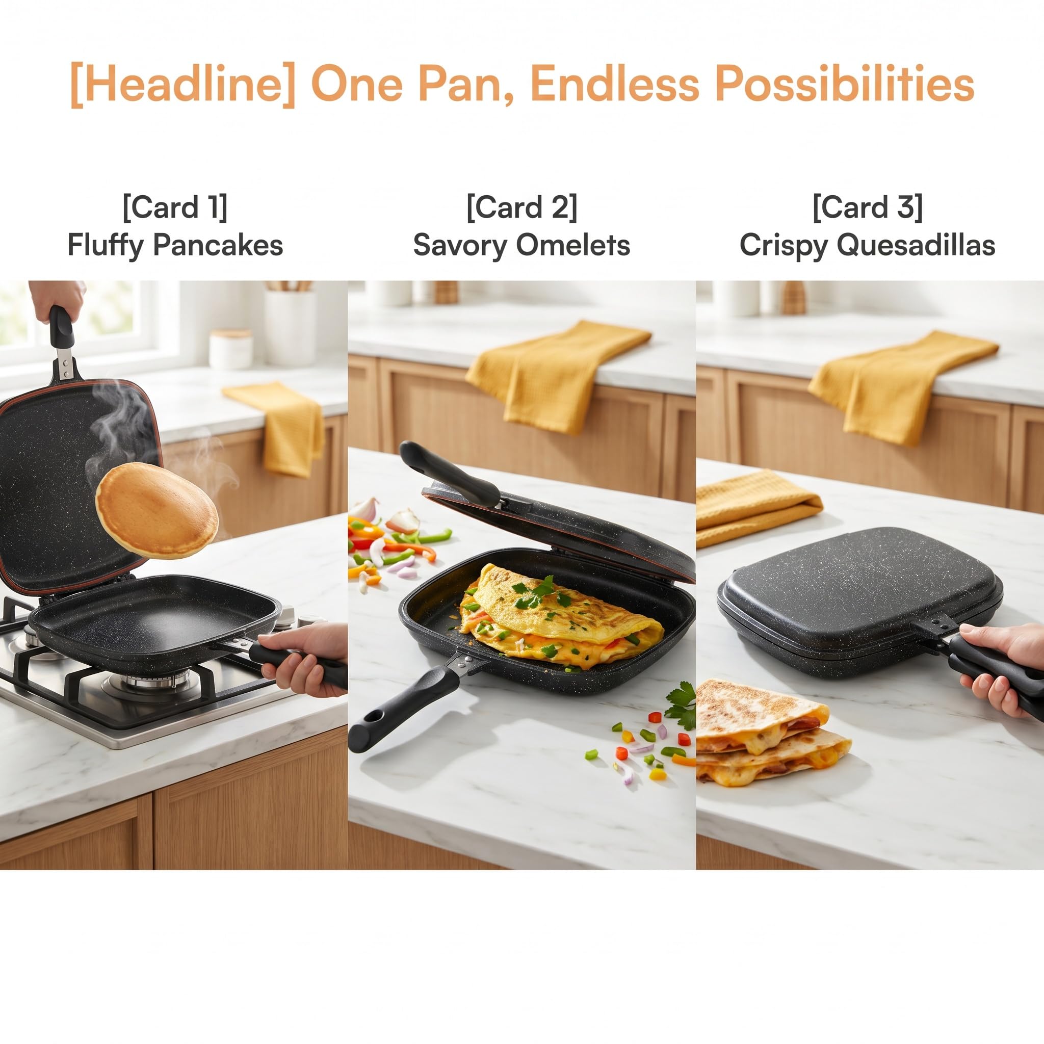Padella Antiaderente per Crêpes E Involtini Primavera, Stampo Rotondo per Involtini Primavera, Stampo per Waffle, Accessori da Cucina per La Colazione