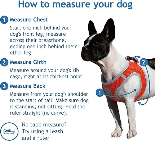 Miniatura 2 de KRUZ PET Arnés de malla reflectante para perro, sin tirones, ajuste rápido, cómodo, ajustable, chaleco para mascotas, arnés para caminar, entrenar,