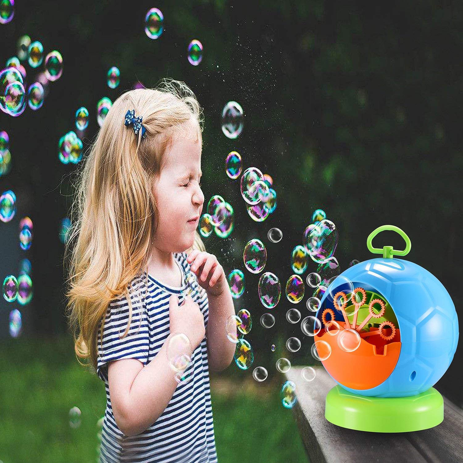 電動式シャボン玉 子供 外遊び バブルマシーン 誕生日 アウトドア BBQ