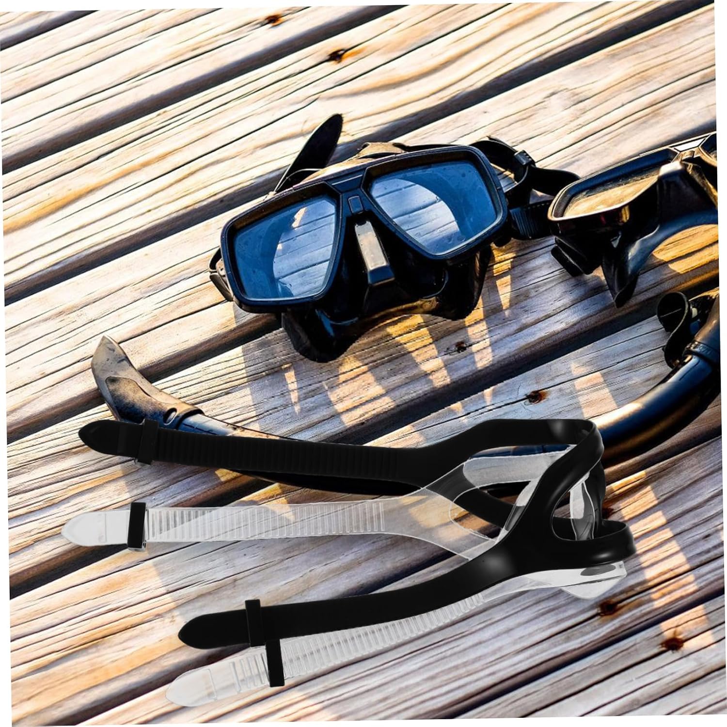 2pcs Scuba Diving Gear Diving Mask Straps Set Swim Goggle Replacement Straps Silicone for Head Snorkeling Accessories