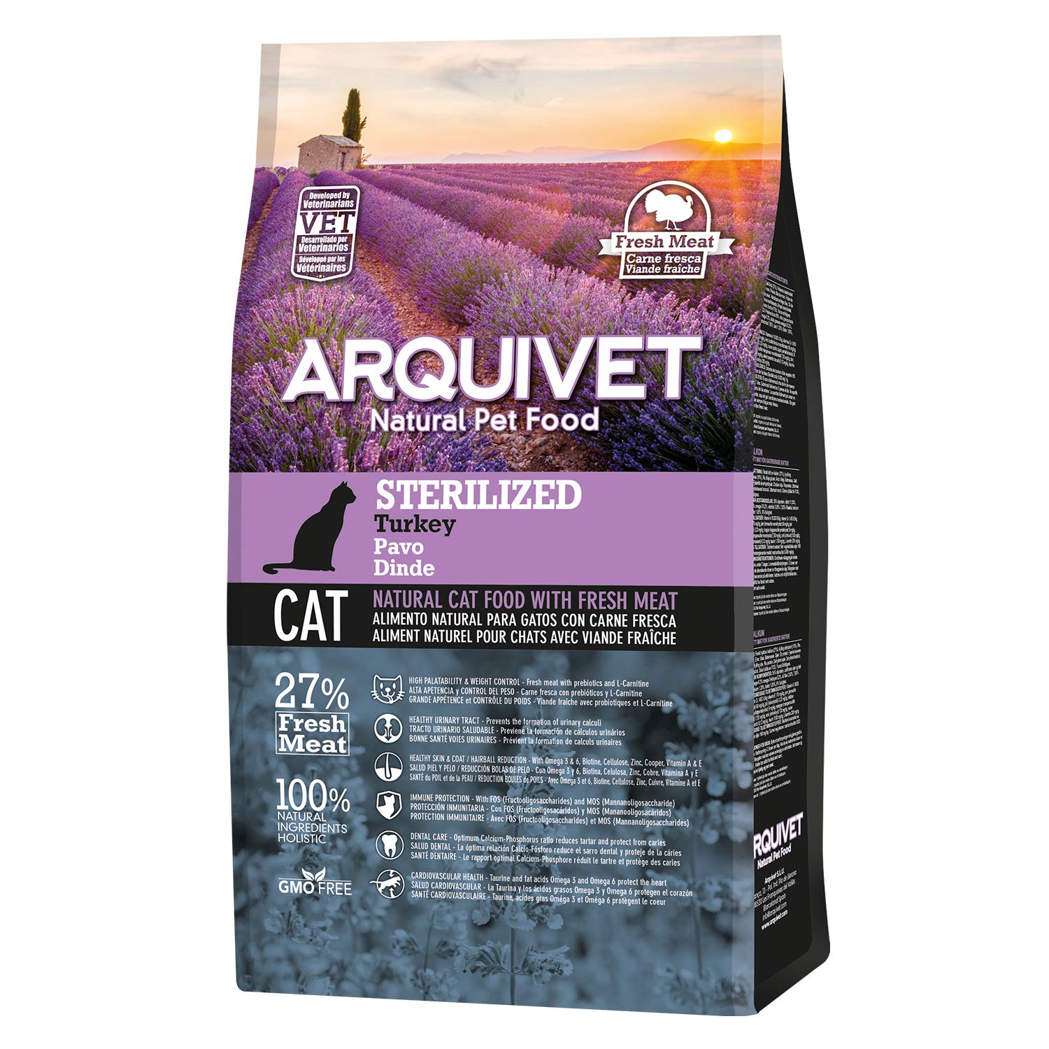 Arquivet Sterilized Pavo, 1.5 kg (Paquete de 1)