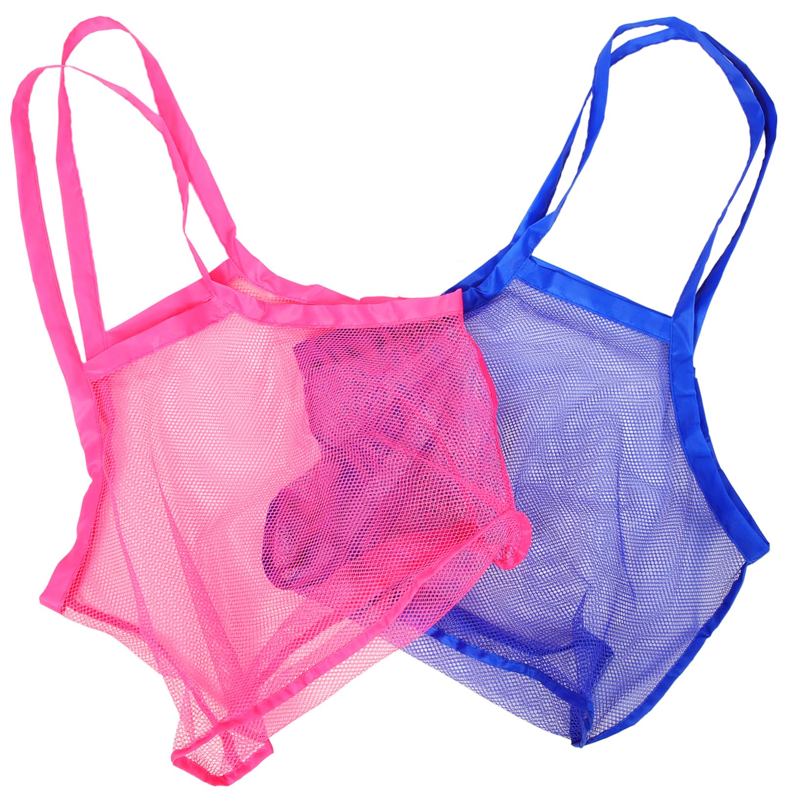 CORHAD Oversized Mesh Beach Toys Bag Shell Bags for Boys and Girls for Beach Camping Swimming