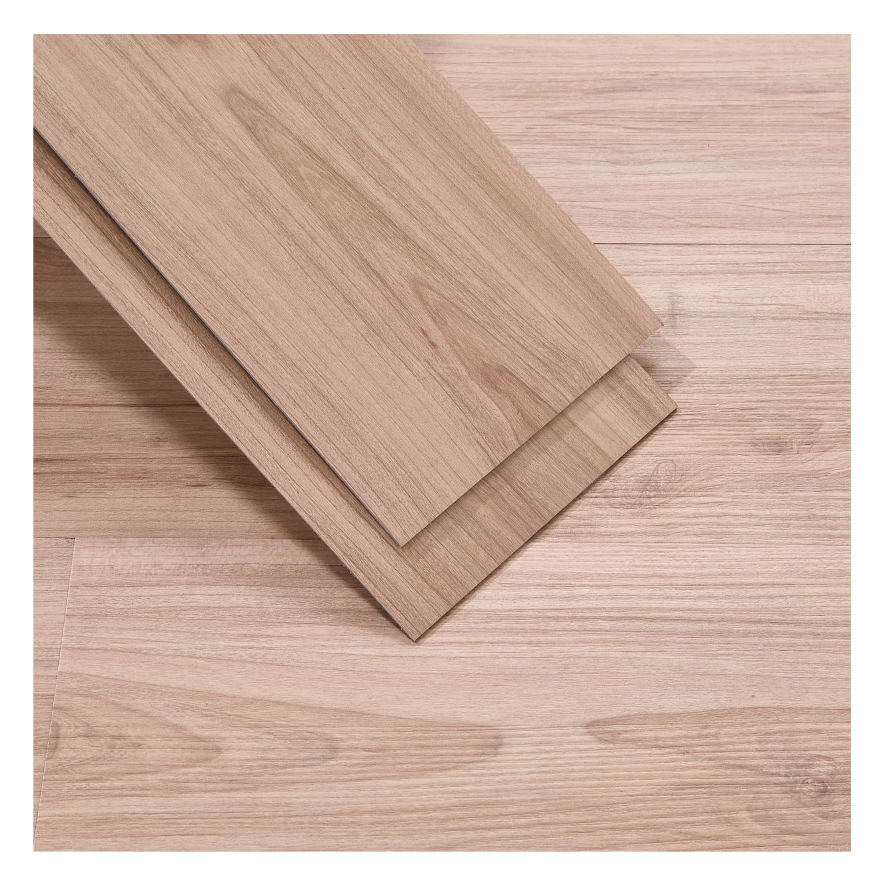 INMOZATA Floor Tiles Self Adhesive, 36-Pack, 5.02 Sq M Coverage, 91.5cm x 15.2cm Wood Plank, 2mm Thick Waterproof Peel and Stick Flooring for Kitchen, Bathroom, Bedroom, Living Room(Natural oak)