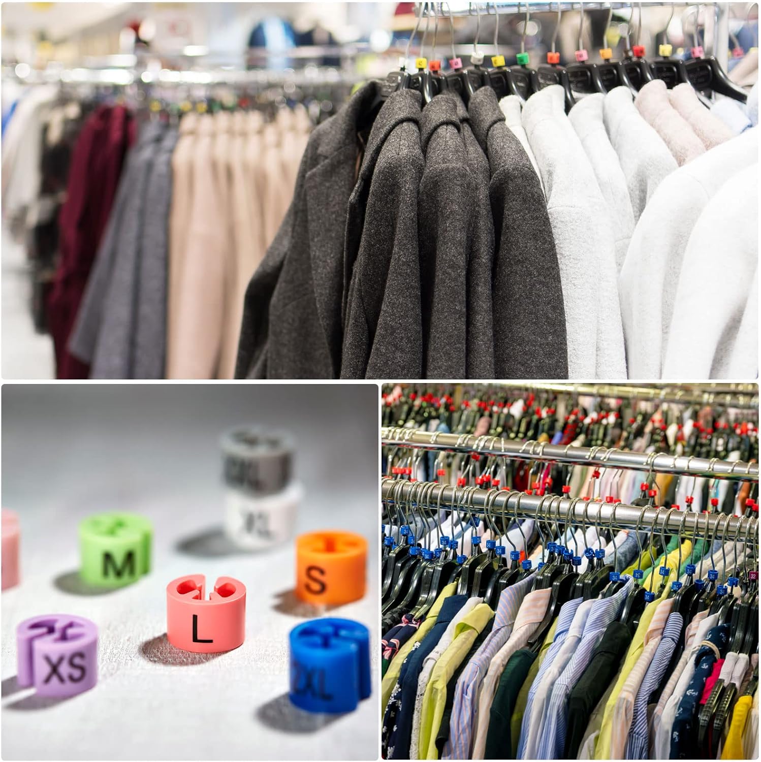 PATIKIL Marcador para colgar ropa tamaño XL barra para colgar ropa para ...