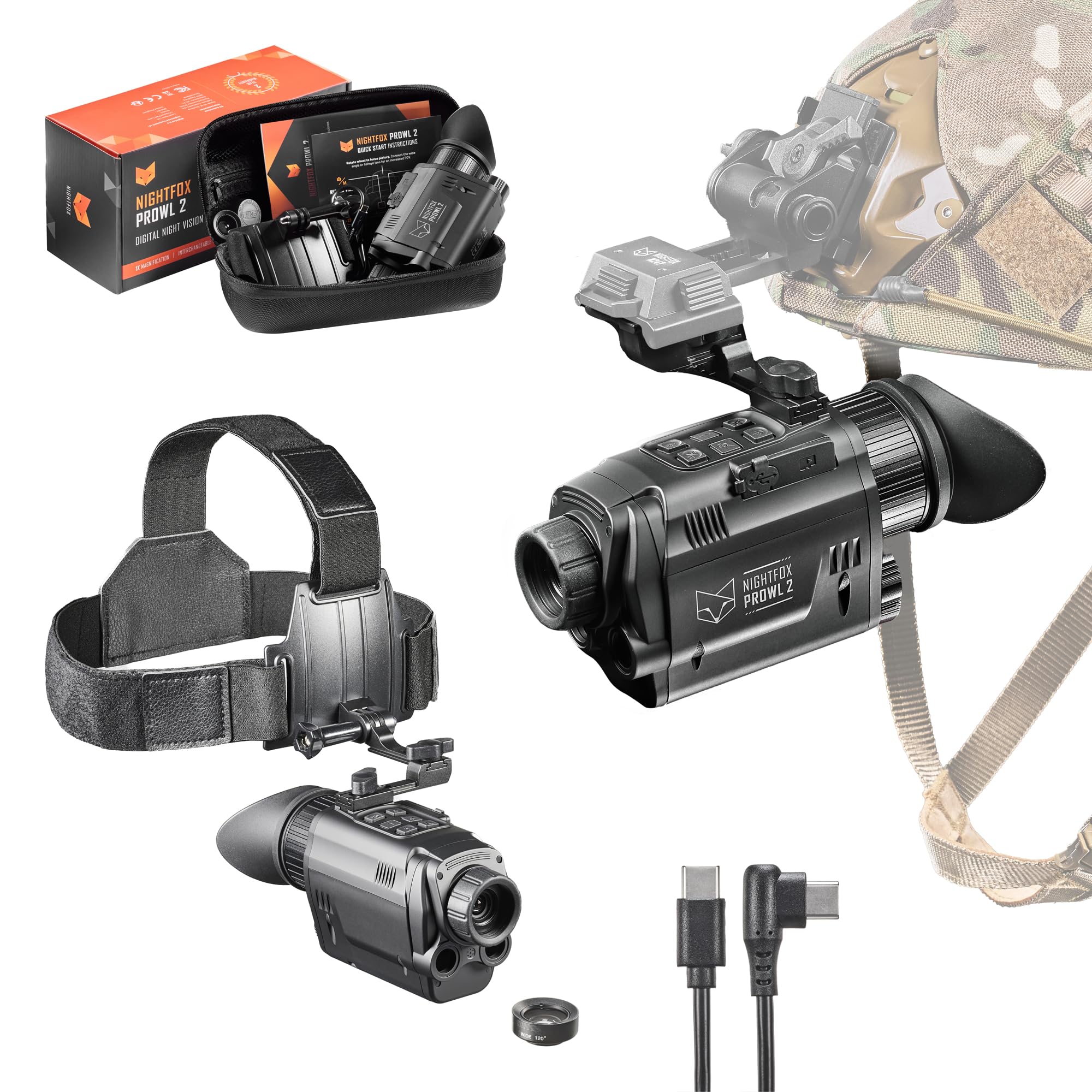 Amazon.com: Nightfox Prowl 2 Night Vision Goggles, Infrared Night