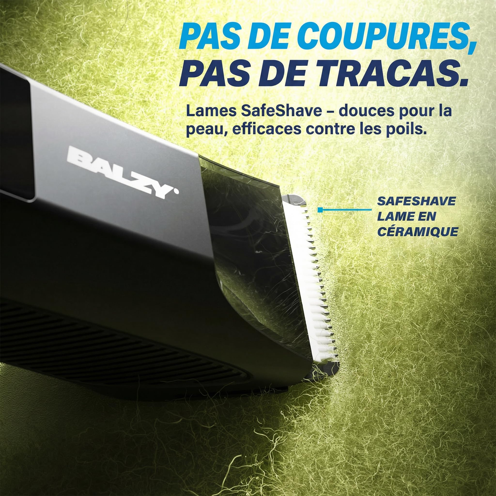 BushBuster 3.0 - Tondeuse de Corps pour Hommes - Tondeuse Parties Intimes - Bodygroomer pour Sous la Douche - Sans Fil - Noir