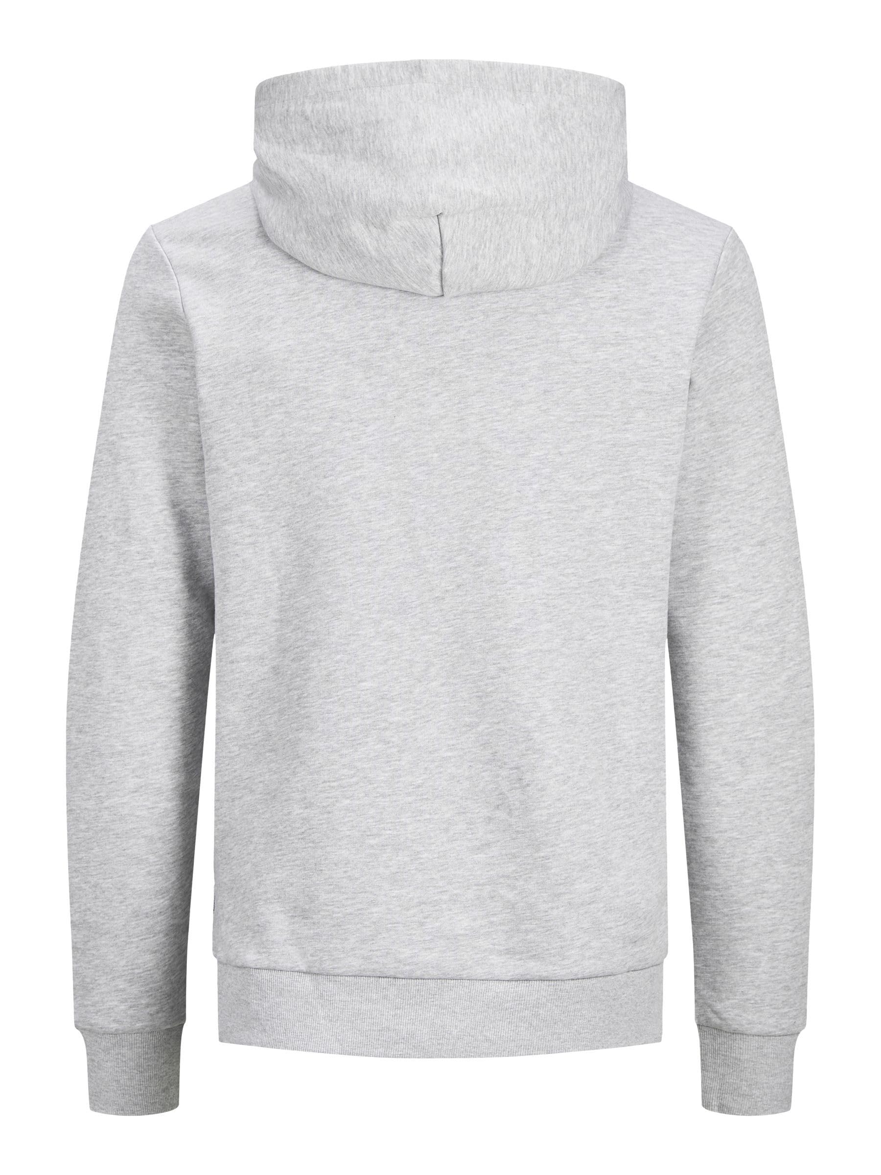 JACK & JONES Hoodie Herren Regular Fit JJEADRIAN Kapuzenpullover Pullover Sweater Print Schwarz Grau Grün Braun Beige Blau S M L XL XXL 3XL 4XL 5XL 6XL 7XL 8XL - 4