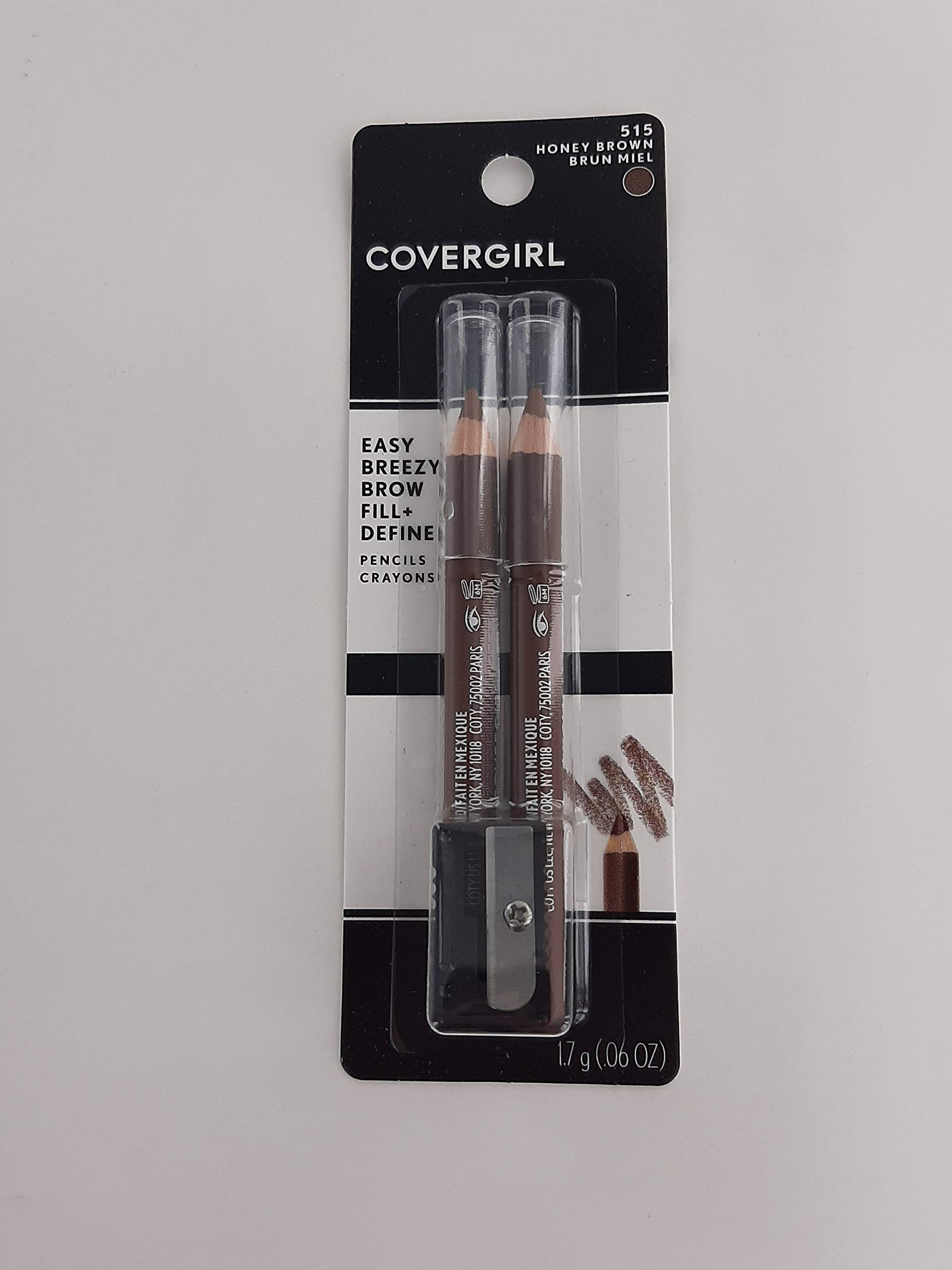 CoverGirlEasy Breezy Brow Fill and Define, 515 Honey Brown (Pack of 3)