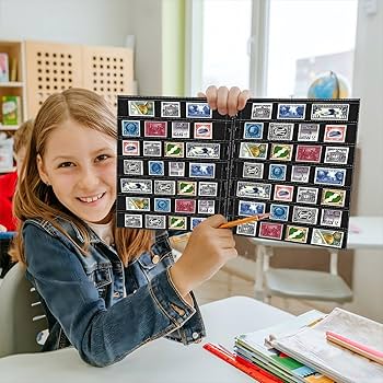 Amazon.com: Cindeer 20 Sheets Stamp Pages Collector Album