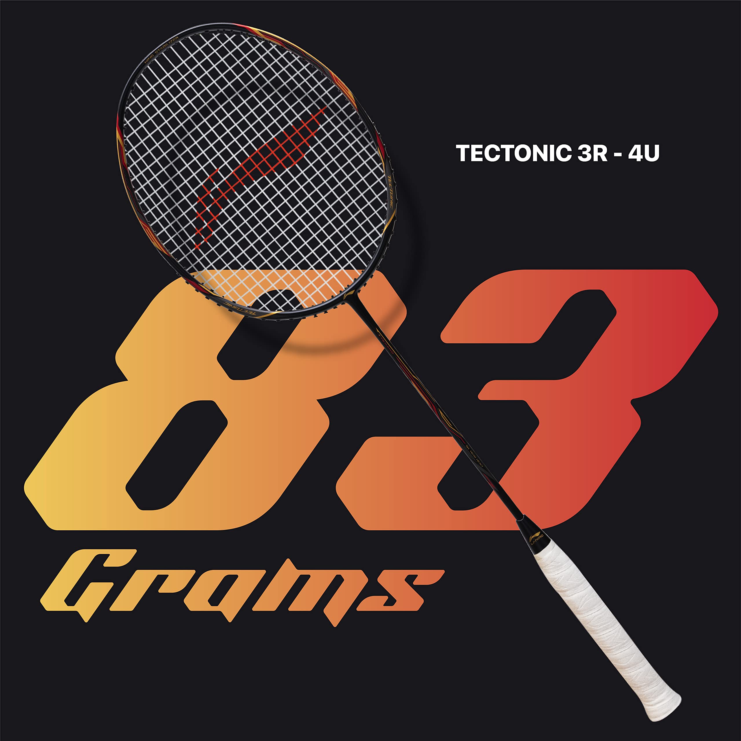 Amazon.com : Li-Ning Tectonic 3R Strung Carbon Fibre Badminton