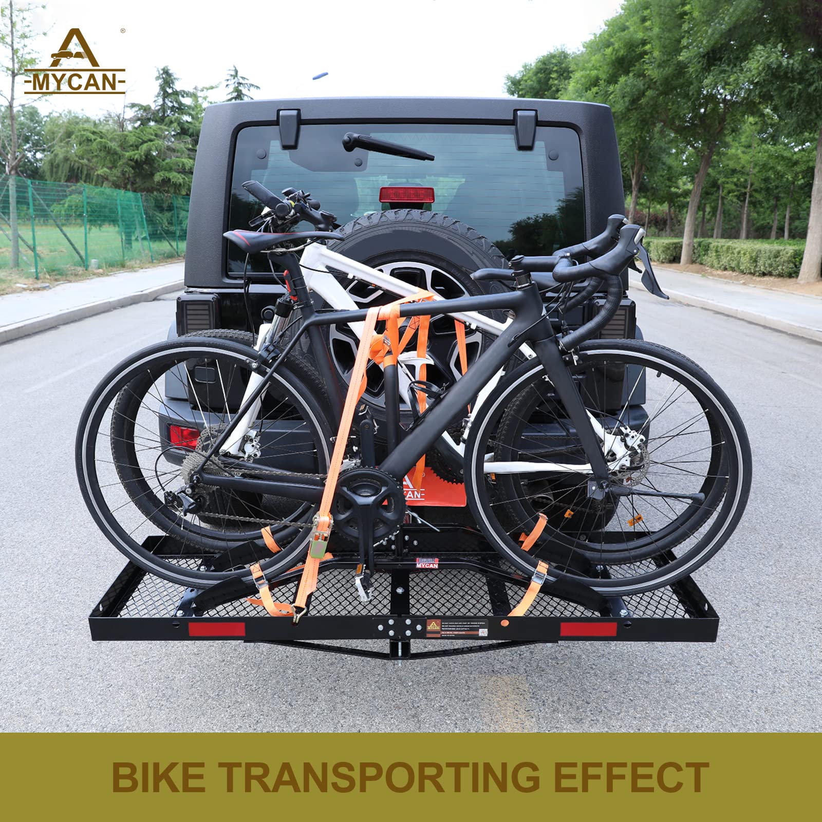 nagasan専用 自転車キャリア ヒッチマウント ブラック E-BIKE nagasan