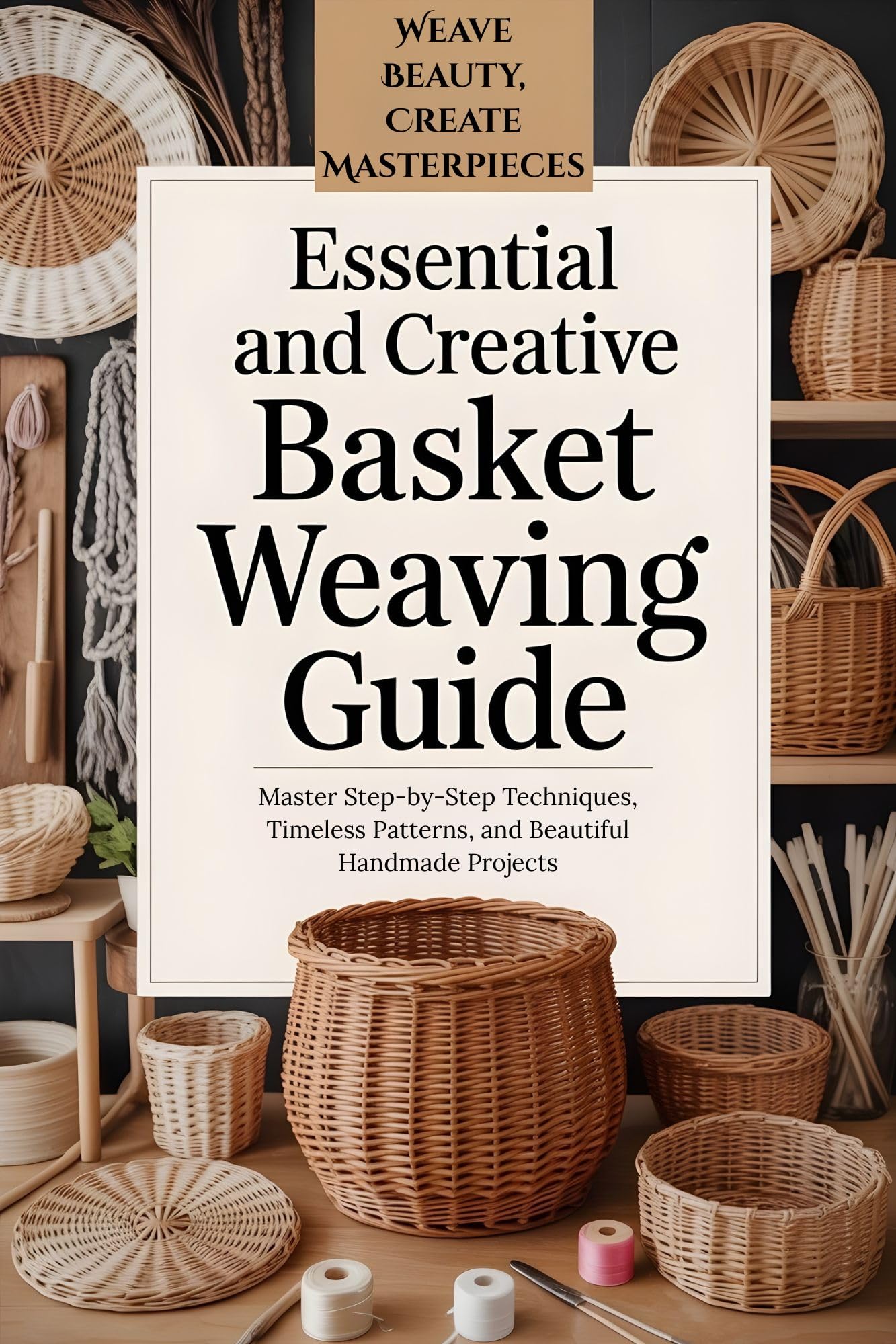 Essential and Creative Basket Weaving Guide: Master Step-by-Step Techniques, Timeless Patterns, and Beautiful Handmade Projects
