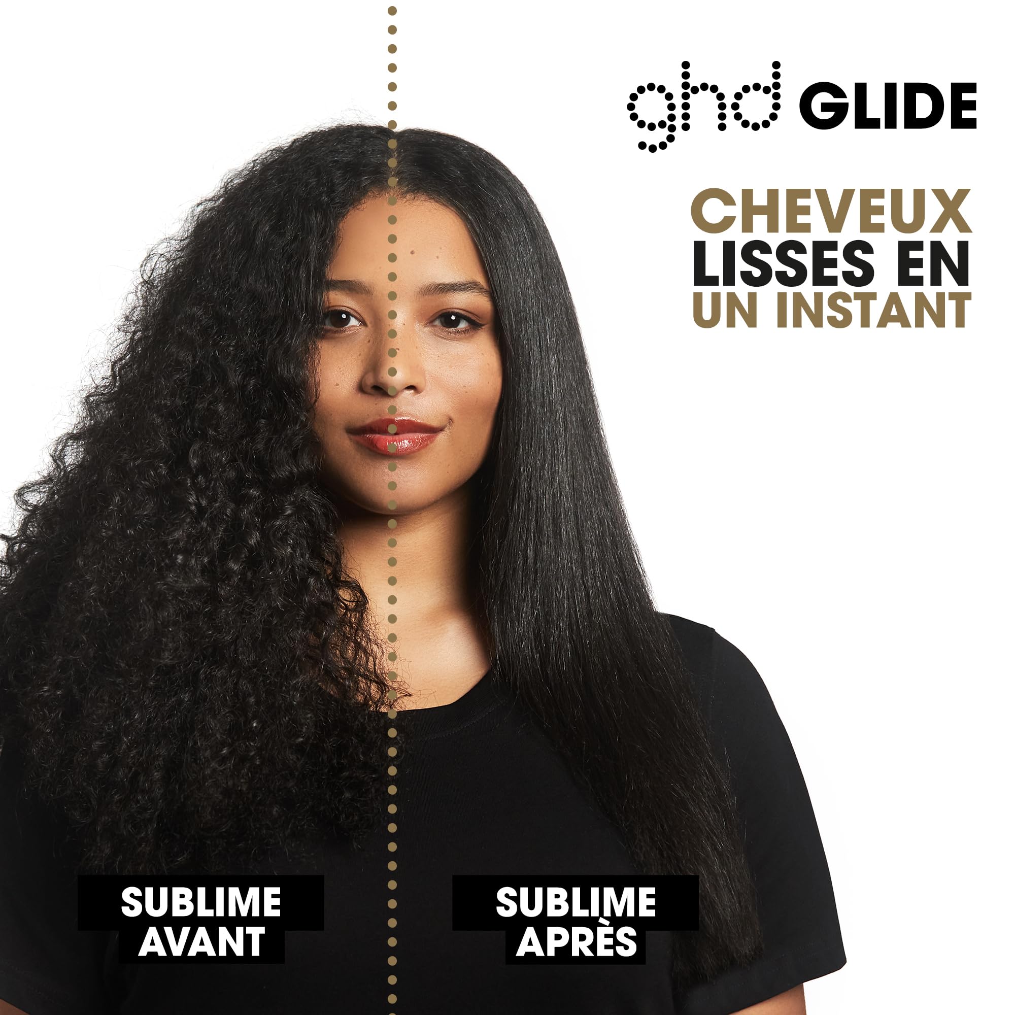 ghd - Brosse chauffante ghd Glide - Brosse Lissante - Lissage rapide, facile - Résultats sans frisottis - Utilisation sur cheveux secs - Sans chaleur extrême - Idéal pour tous types de cheveux