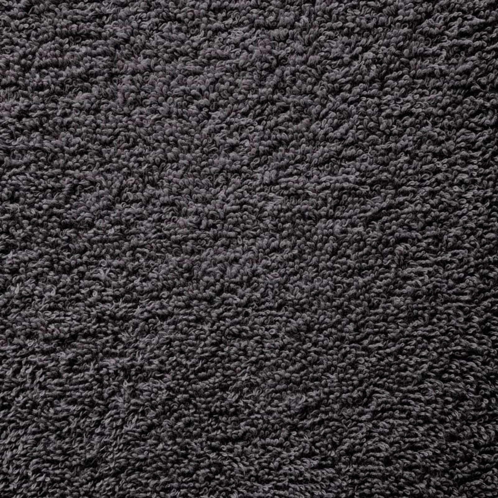 Homgoday Toallas 50 uds 100% algodón Gris Antracita 30x30 cm 600 gsm, Toallas de baño, Juego de Toallas Baño, Toallas de Mano Toallitas, Suaves y Resistentes