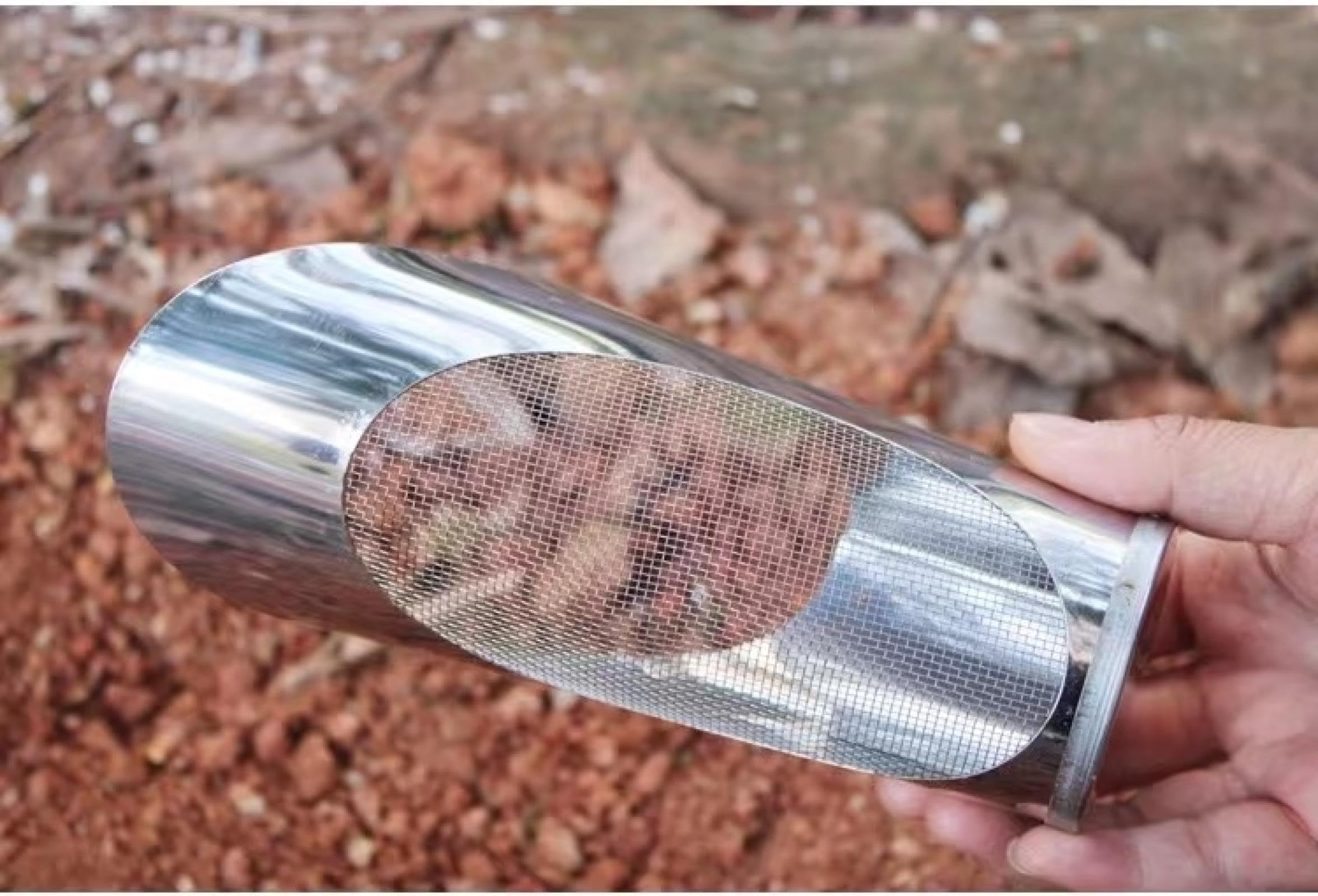 Amazon.co.jp: 土入れ 網付き 3サイズ ステンレス鋼 園芸栽培 土壌