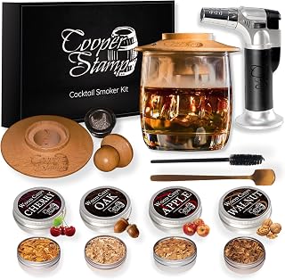 Cocktail Smoker Kit with Torch, Complete Home Bar Smoking Set | Transform every drink into an unforgettable experience because some moments deserve more than a simple pour.