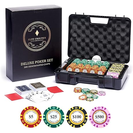 Deluxe 300 Poker Chips Set