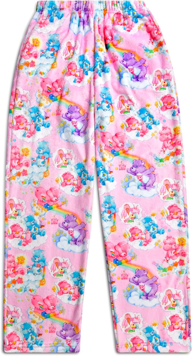 iscream Care Bears Big Grils Silky Soft Plush Fleece Pants Collection