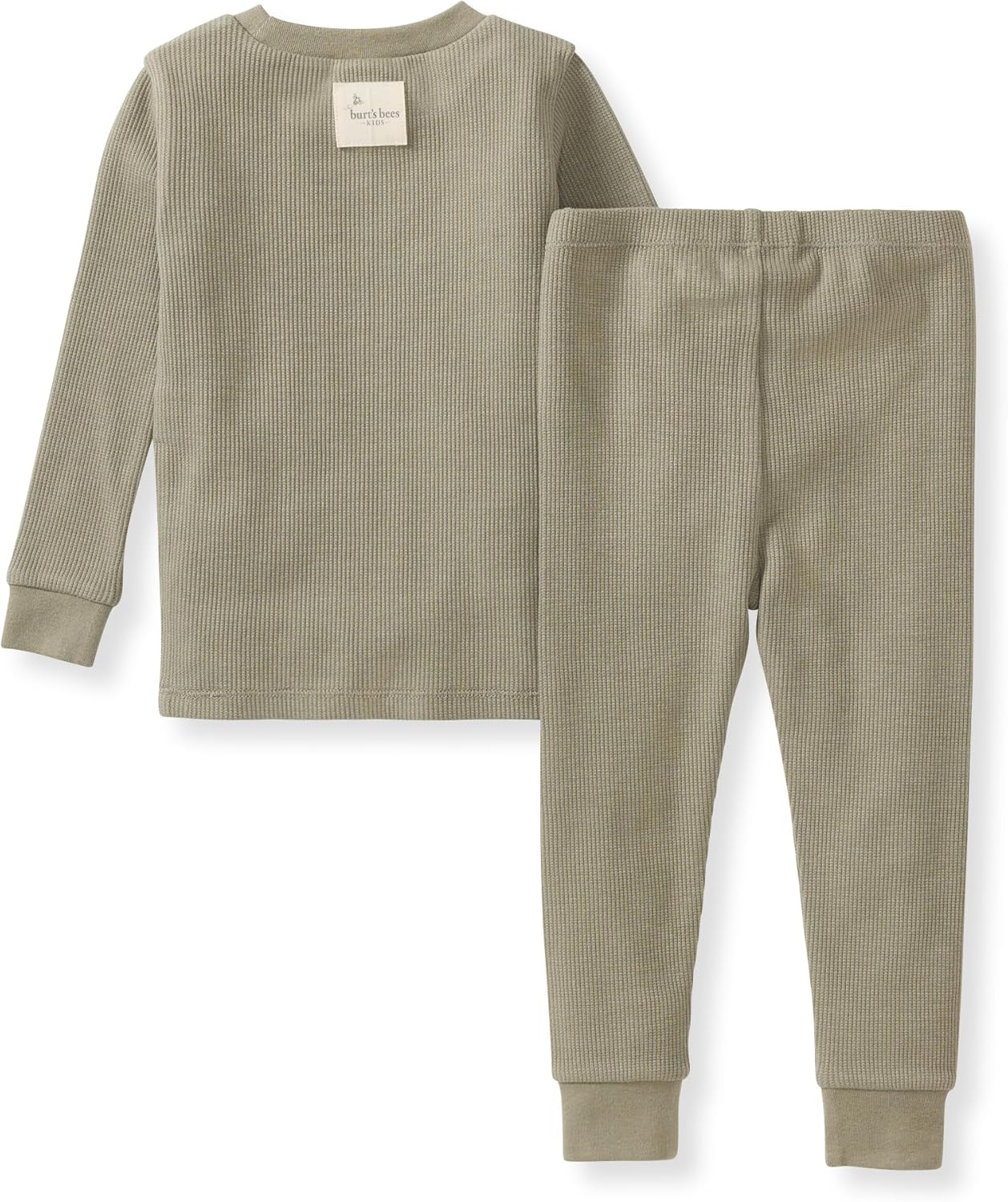 Burt's Bees Baby baby-boys Honeysoft Pajamas, Tee and Pant 2-piece Pj Set, Soft Organic Cotton & Lyocell Blend - Image 2