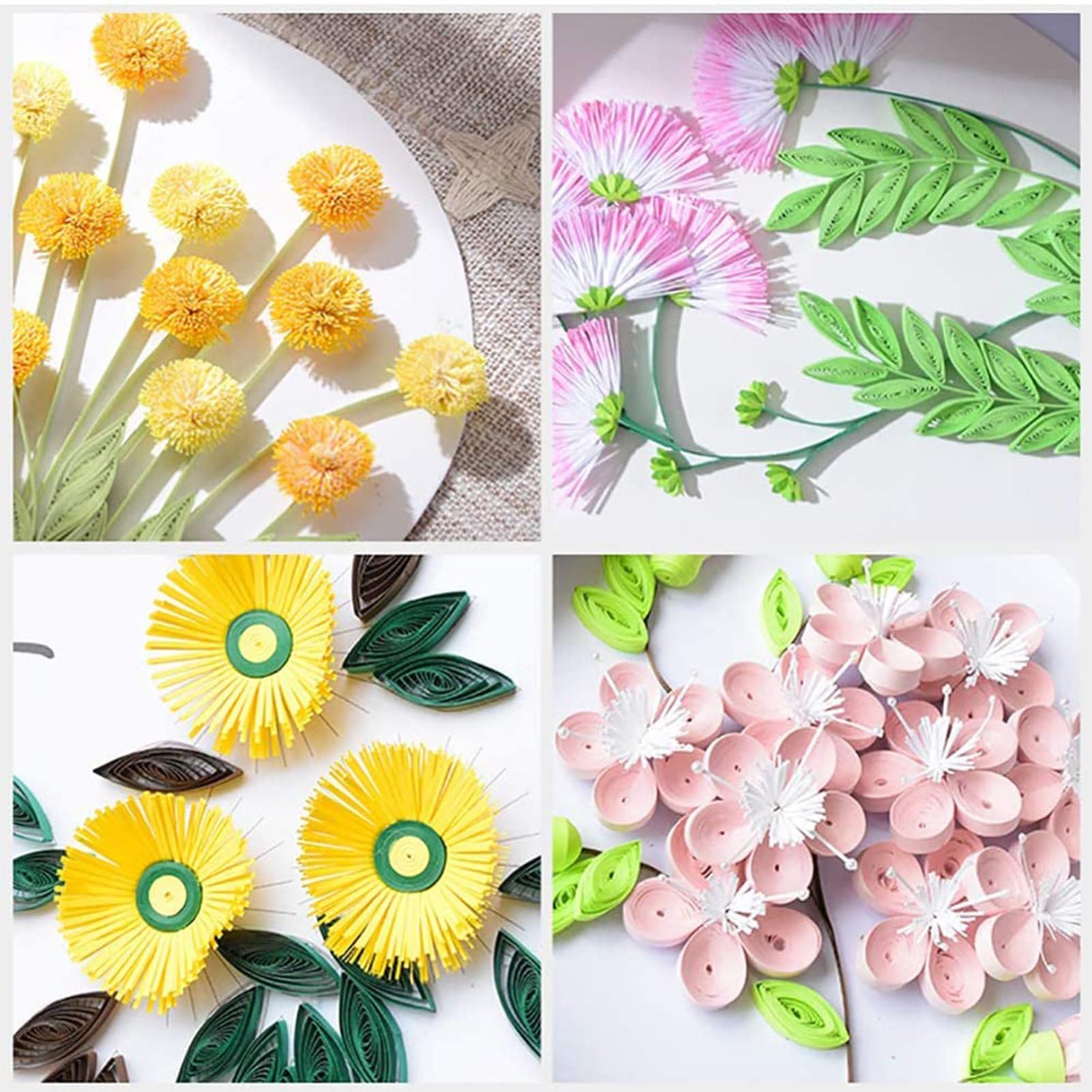 Kit elettrico per quilling, frange regolabili e penna, set di strumenti fai da te per aule, casa, laboratori artistici e progetti creativi