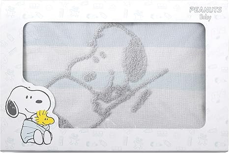 Amazon Co Jp 西川 スヌーピー Peanuts Baby ベビー 湯上げタオル ガーゼ 日本製 今治 ギフト 出産祝い ギフト箱入り ブルー サックス 100 100cm ホーム キッチン
