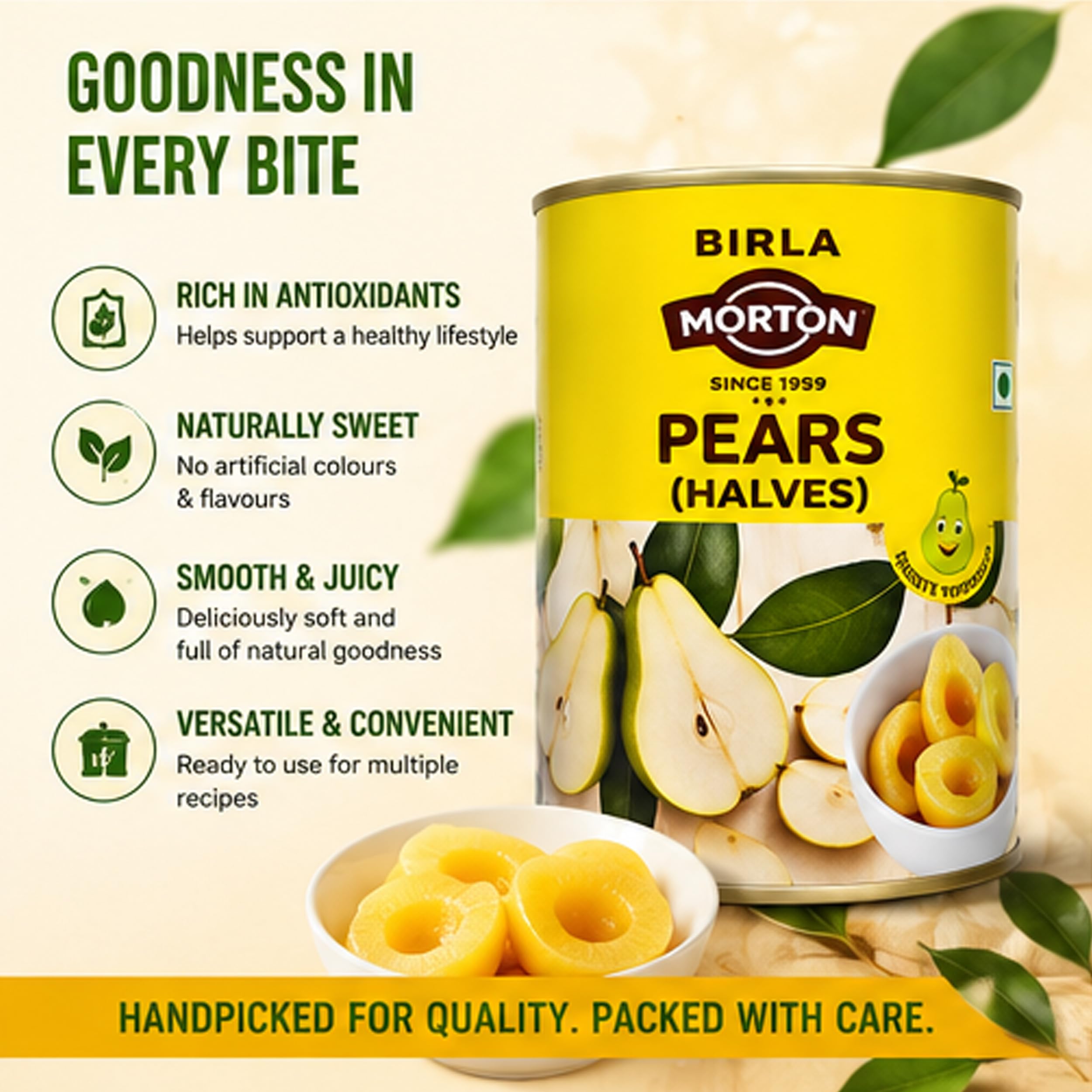 Birla Morton Pears Halves 850 Gm Pack of 2 1