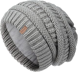 FURTALK Knit Beanie Hats for Women Men Fleece Lined Ski Skull Cap Slouchy Winter Hat