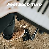 Vista 3 de AirTurn PED 500 - Pedal Bluetooth portátil para cambio de página para iPad, Android, funciona con la mayoría de las aplicaciones