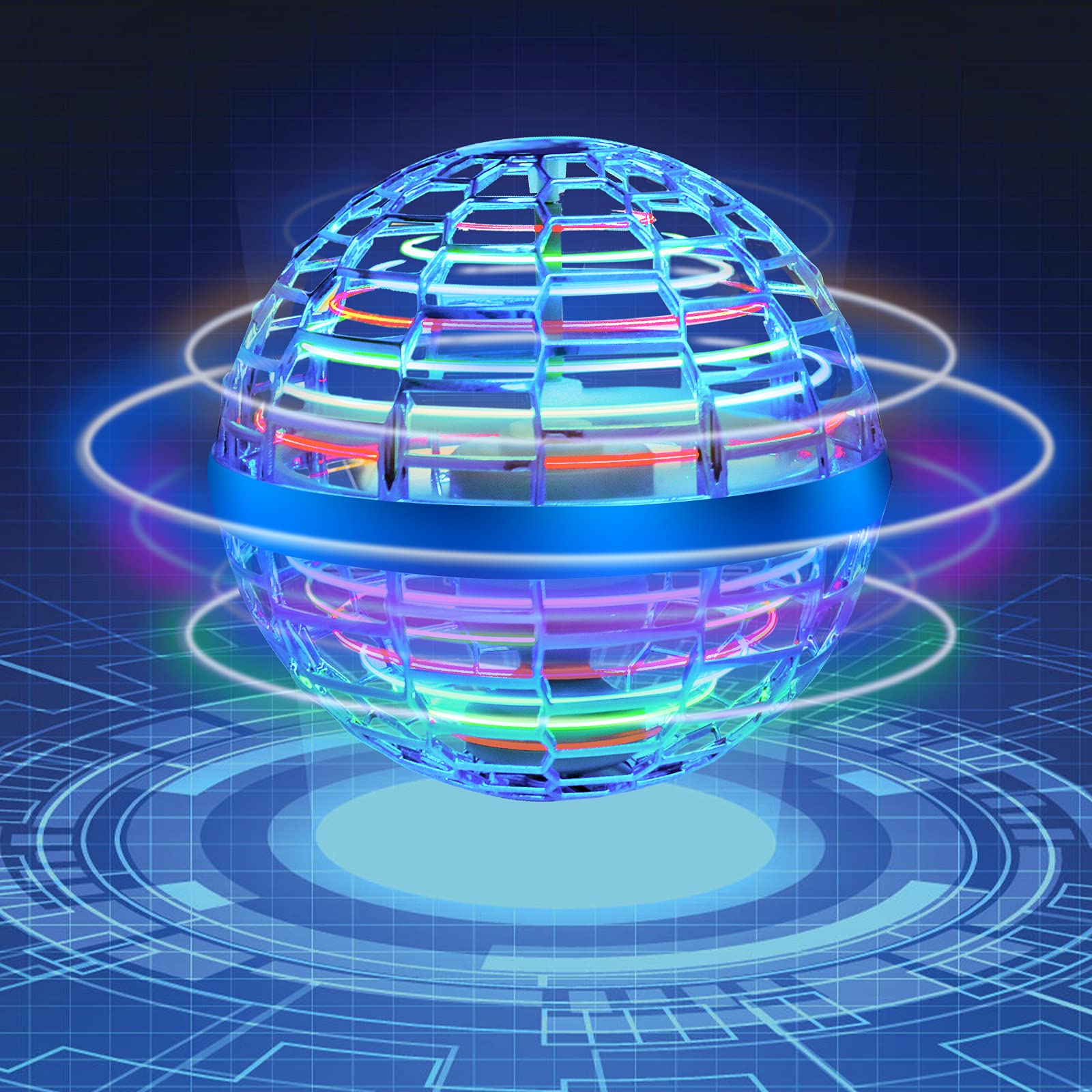 Buy Flying Orb,Upgraded Rechargeable Nebula Orb Toy,Builtin Magic RGB