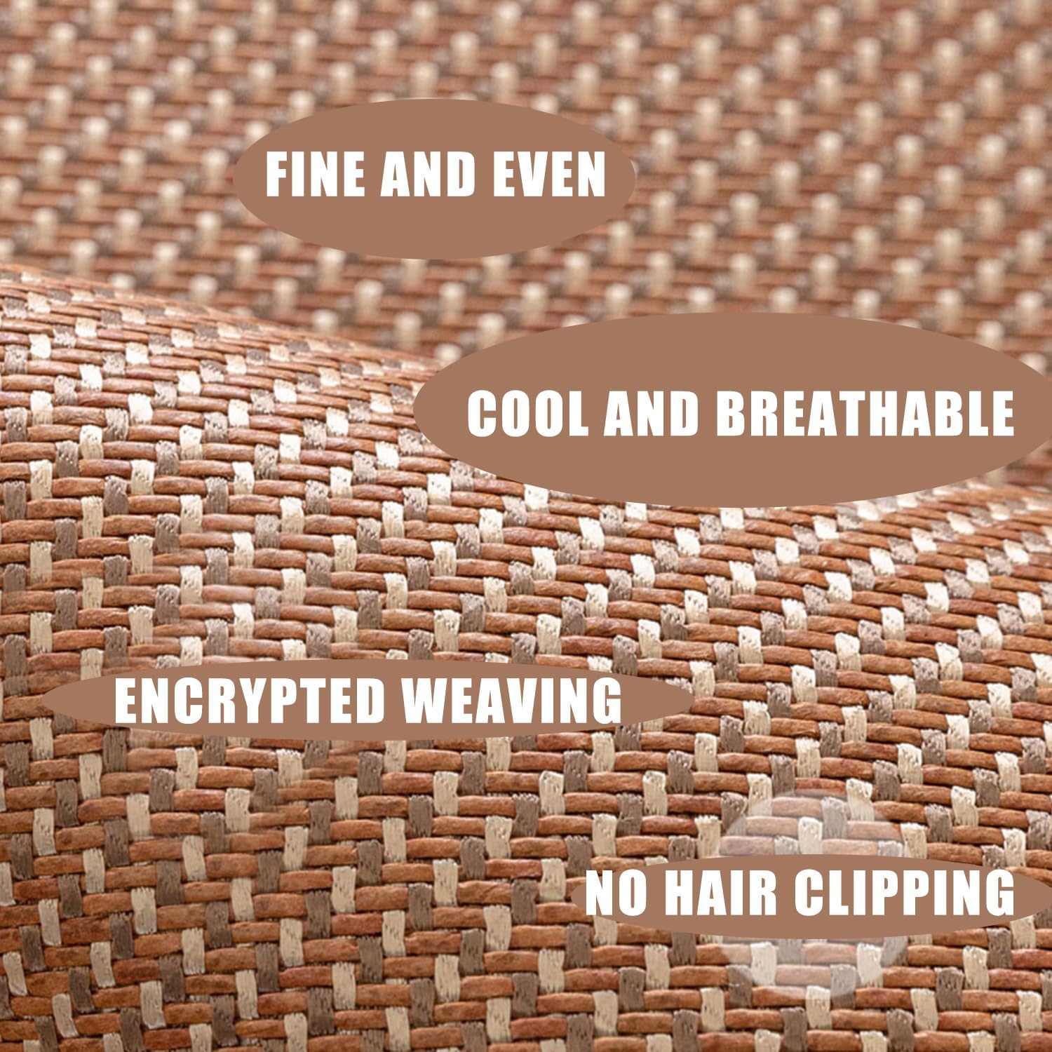 Cooling Massage Bed Mattress Topper with Elastic Band Non-Slip SPA Massage Bed Cover with Hole Rattan Thin Lash Bed Pad for Beauty Salon Home Square Head,E,60 * 190cm(Without Hole)