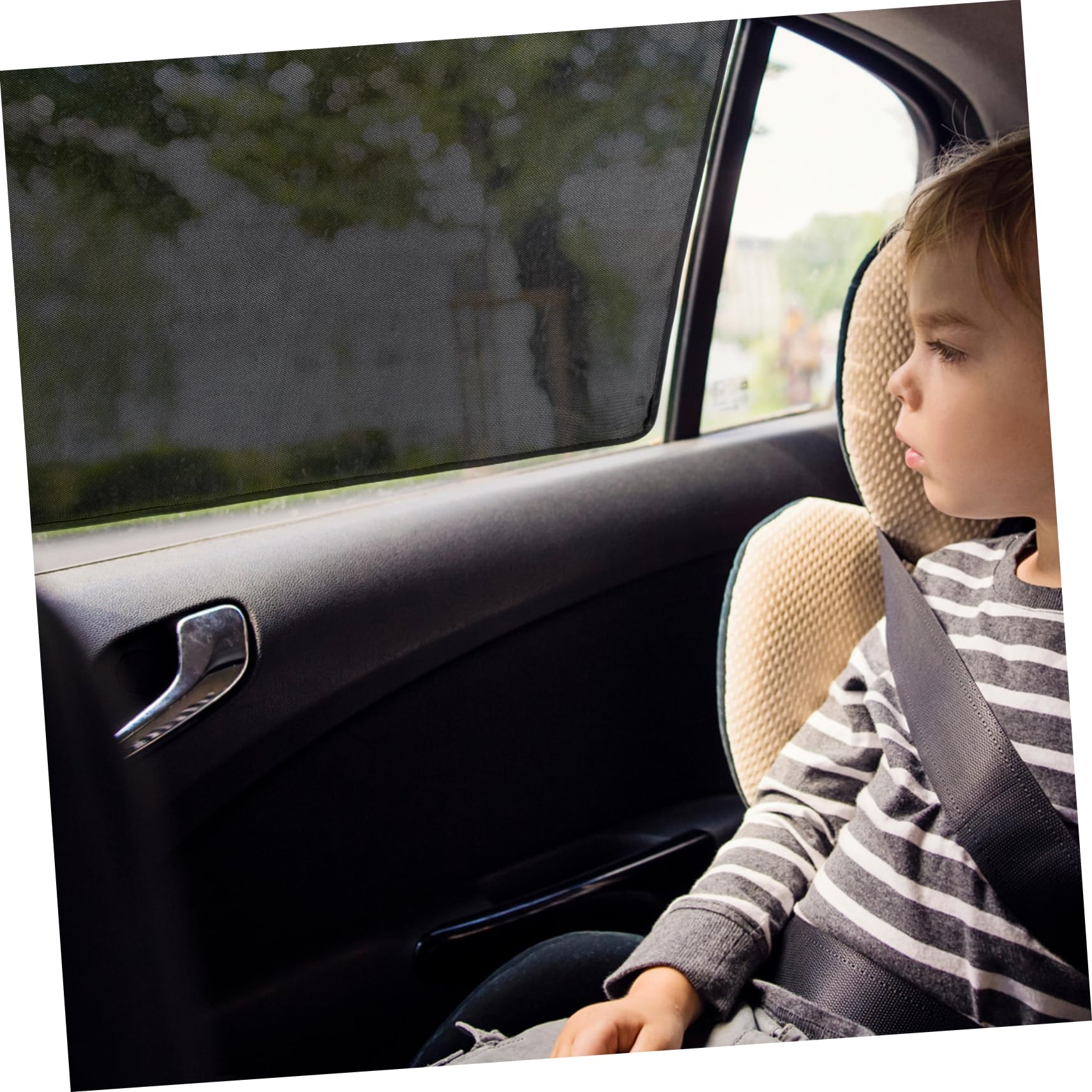 iplusmile 12piezas Cortinas Magnéticas para Ventanas De Auto Protección UV y Sombra Instalación Rápida Herramientas Paquete De Aislante Térmico y Privacidad para Vehículos