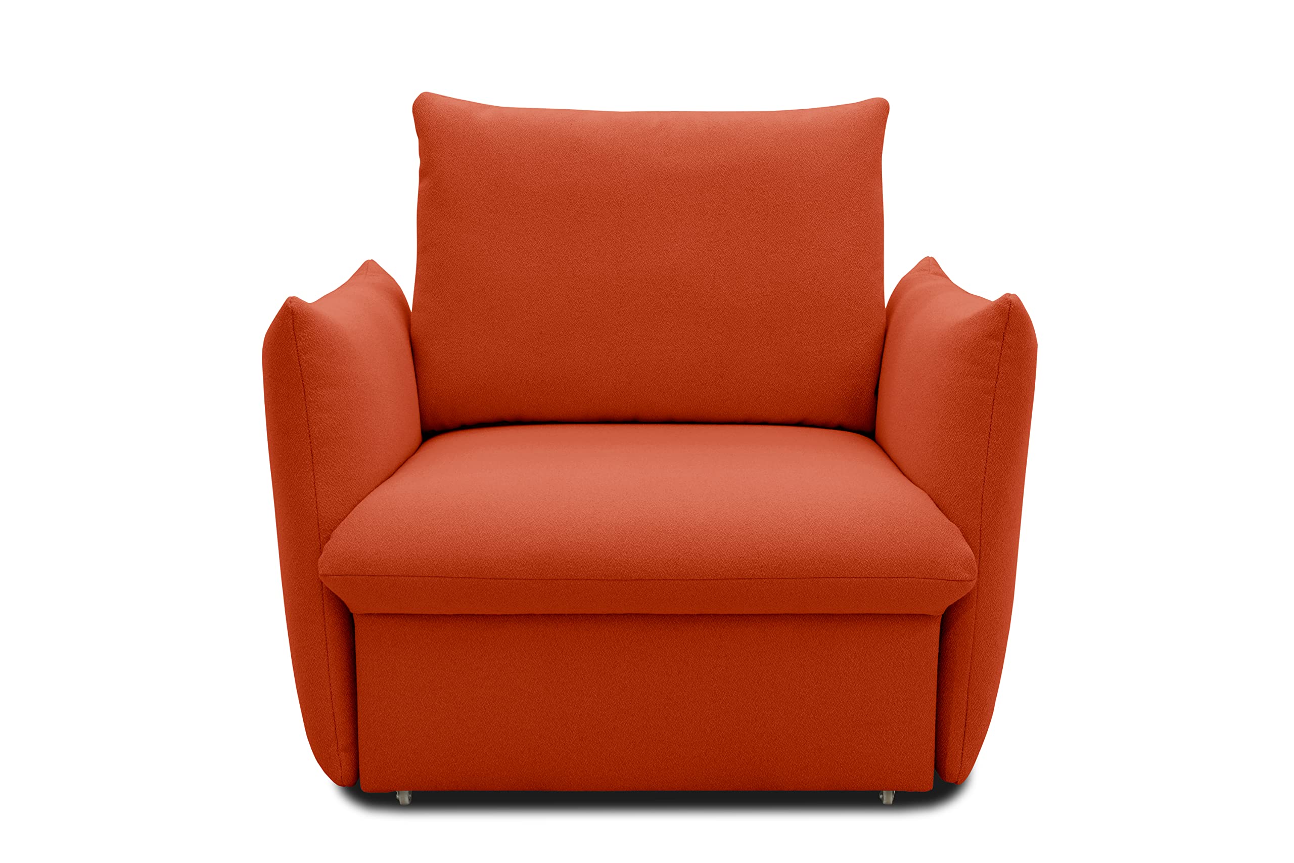 DOMO Cloud Box Sessel Mit Schlaffunktion - Boxspring Sessel In Creme