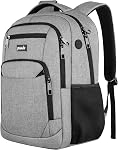 Paude Backpack for Men and Women,School Backpack for Teens,15.6 inch Laptop Backpack with USB Charging port for Business College Travel