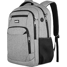 Paude Backpack for School, Laptop, Bookbag for Teen Boys - 15.6 Inch College Backpack for University, Business, Work, Travel