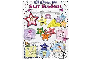 Ready-to-Decorate All About Me Star Student Posters - 24 Posters