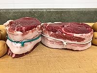 Vista 6 de Cuerdas elásticas gourmet; 6 pulgadas blancas resistentes; bolsa a granel de 3,000 lazos (75 paquetes de 40/paquete) (3000, blanco)