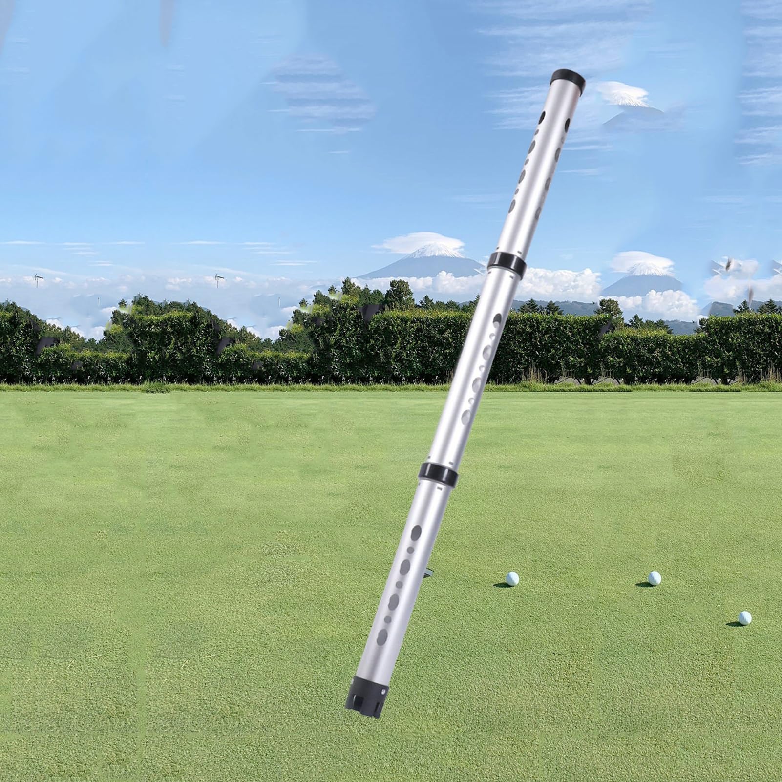 Tubo recuperador de Pelotas de Golf: recogedor de aleación de Aluminio liviano y fácil de Usar (no es Necesario doblarlo) — Diseño Desmontable de 3 Secciones