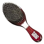 Torino Pro Wave Brush 570 By Brush King - Medium Hard Curve 360 Waves Brush - Made with Reinforced Boar & Nylon Bristles (360 Waves Brushes)