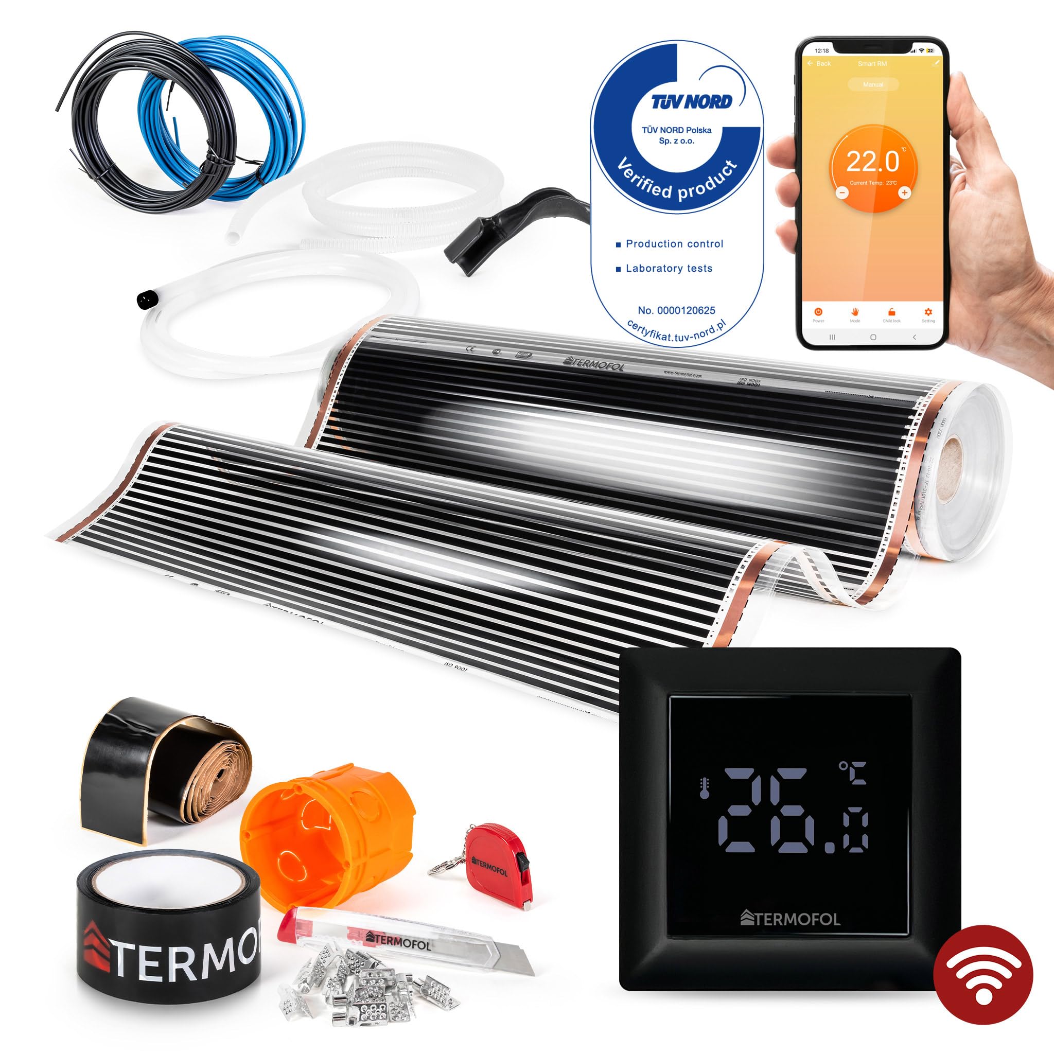 Qcwwy Attuatore Termico Elettrico, 2W IP54 Valvola Per Riscaldamento A Pavimento Impermeabile - Foto 6