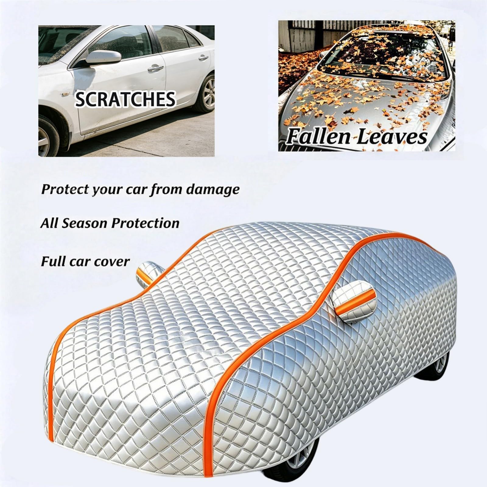 Funda Antigranizo Coche para C upra Terramar | Ecológico, Material De Mayor Grosor, Resistente a Desgarros y Duradero, Incluye Bolsa De Almacenamiento, Forro De Algodón