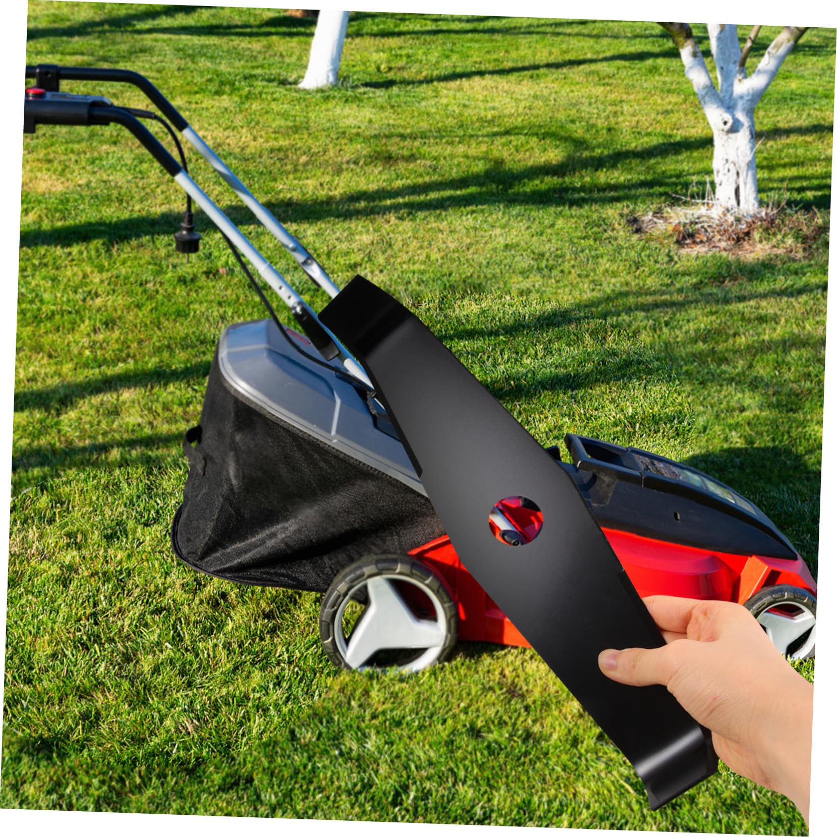 2 Piezas Cuchillas de Manganeso para Desbrozadora Dientes Especiales para Cortar Césped Alto y Repuesto para Jardines y Áreas Verdes