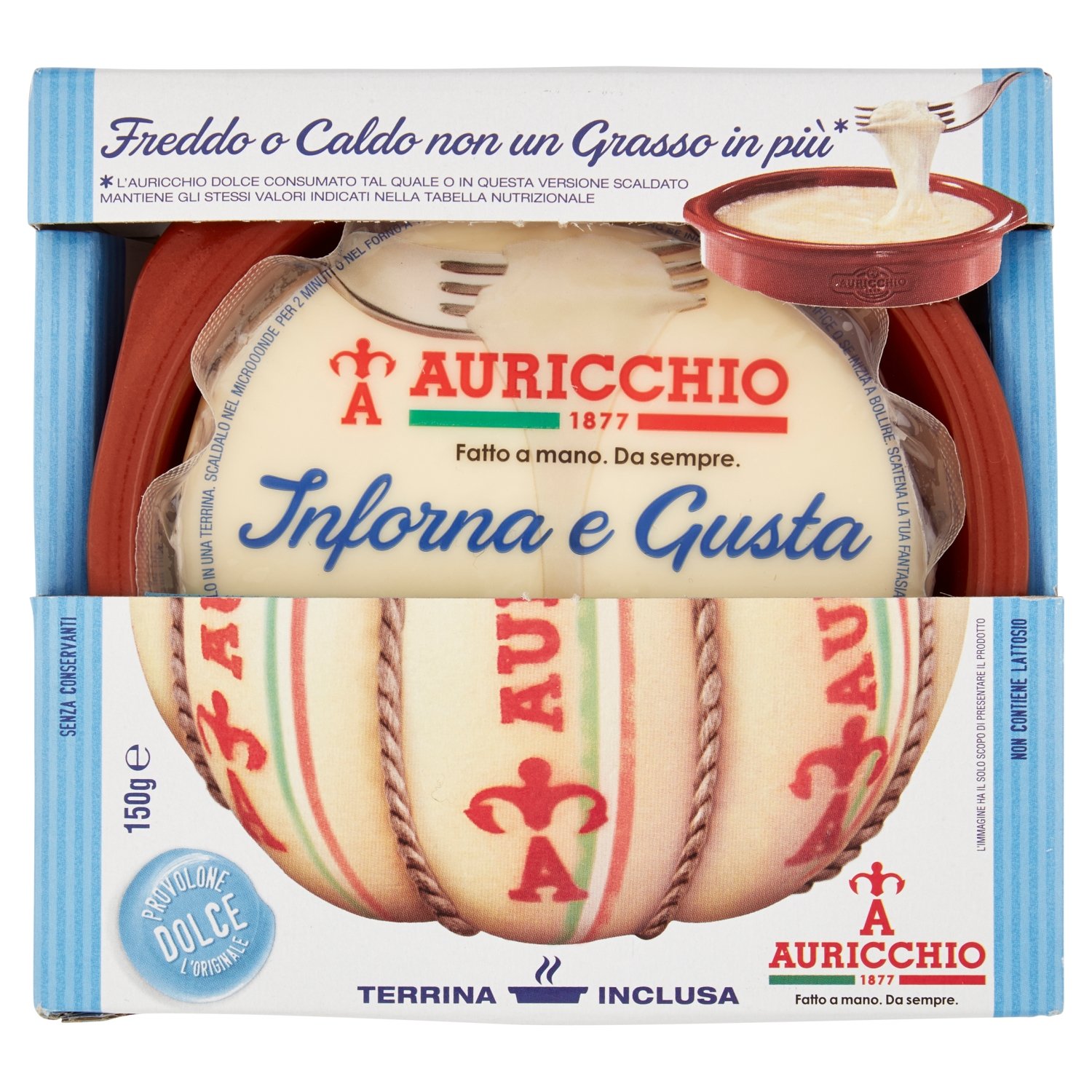 AURICCHIO PROVOLONE DULCE 150 GR + terrine