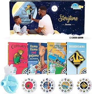 Moonlite Storytime Mini Projector with 4 Classic Stories,...