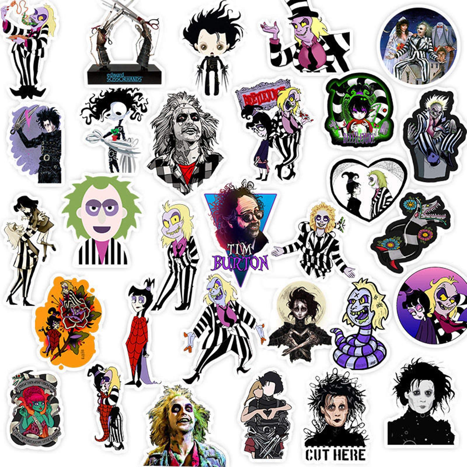 Buy Tim Burton's The Nightmare Before Christmas Movies Theme Stickers