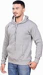 Hoodies pour hommes & Femmes Pull-over Hoodie avec manches longues et poches Kangaroo