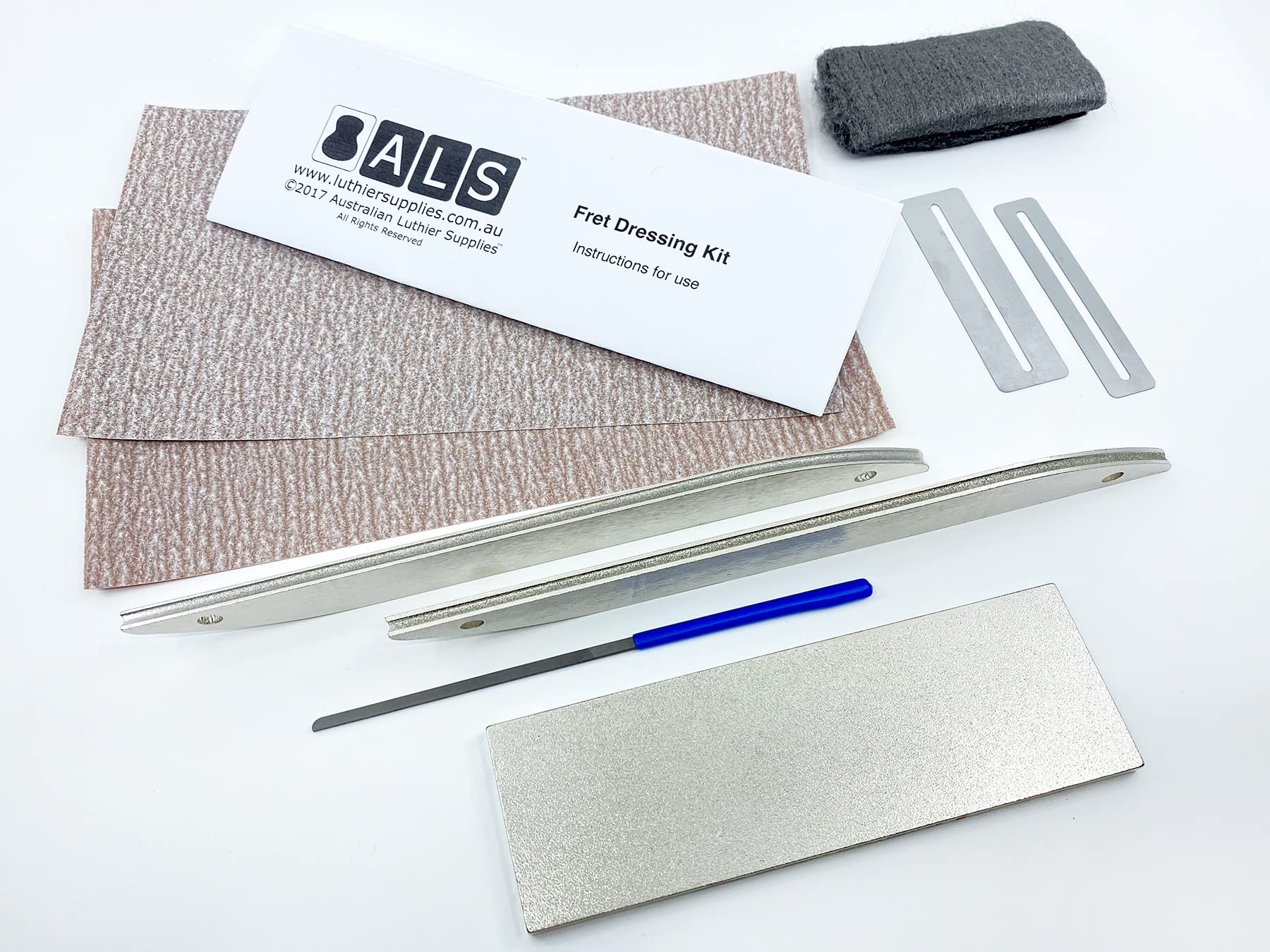 ALS Guitar Diamond Fret Dressing Kit with Instructions
