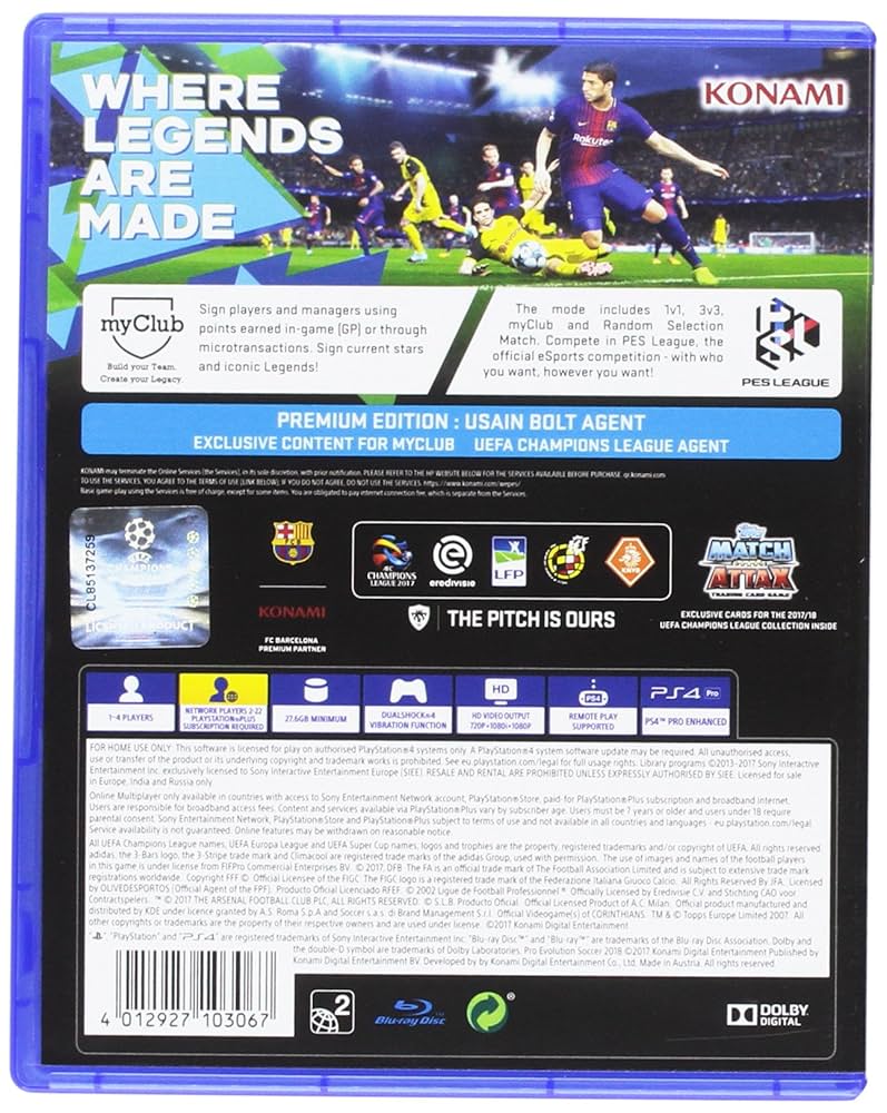 PES Pro Evolution Soccer 2018 - Premium Edition