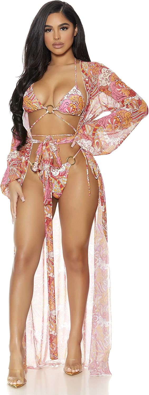 Forplay Women's All Covered Mesh Kimono